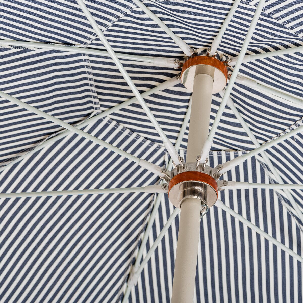 The Club Umbrella - Lauren&#39;s Navy Stripe Club Umbrella Business &amp; Pleasure Co. 