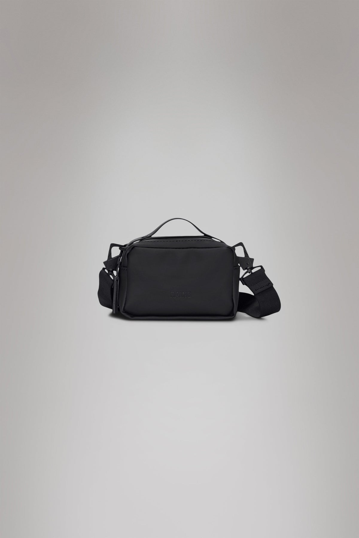 Rains Box Bag Micro Crossbody 01 Black