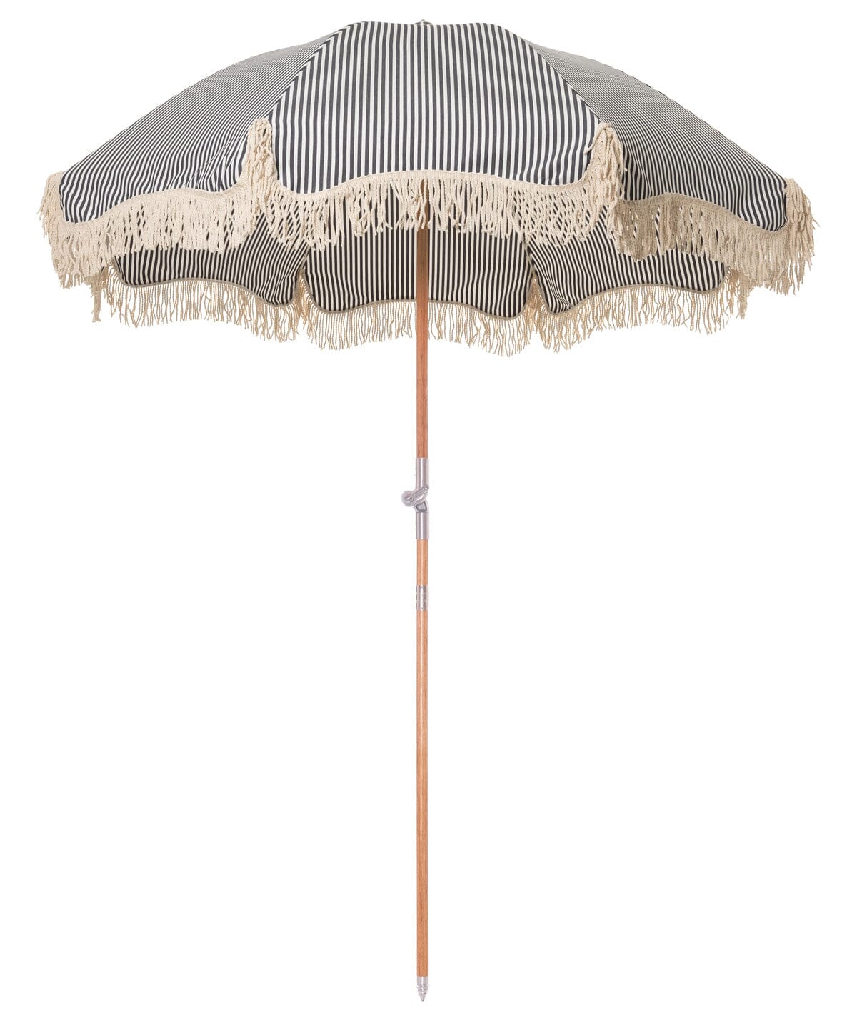 The Premium Beach Umbrella - Lauren&#39;s Navy Stripe - Business &amp; Pleasure Co