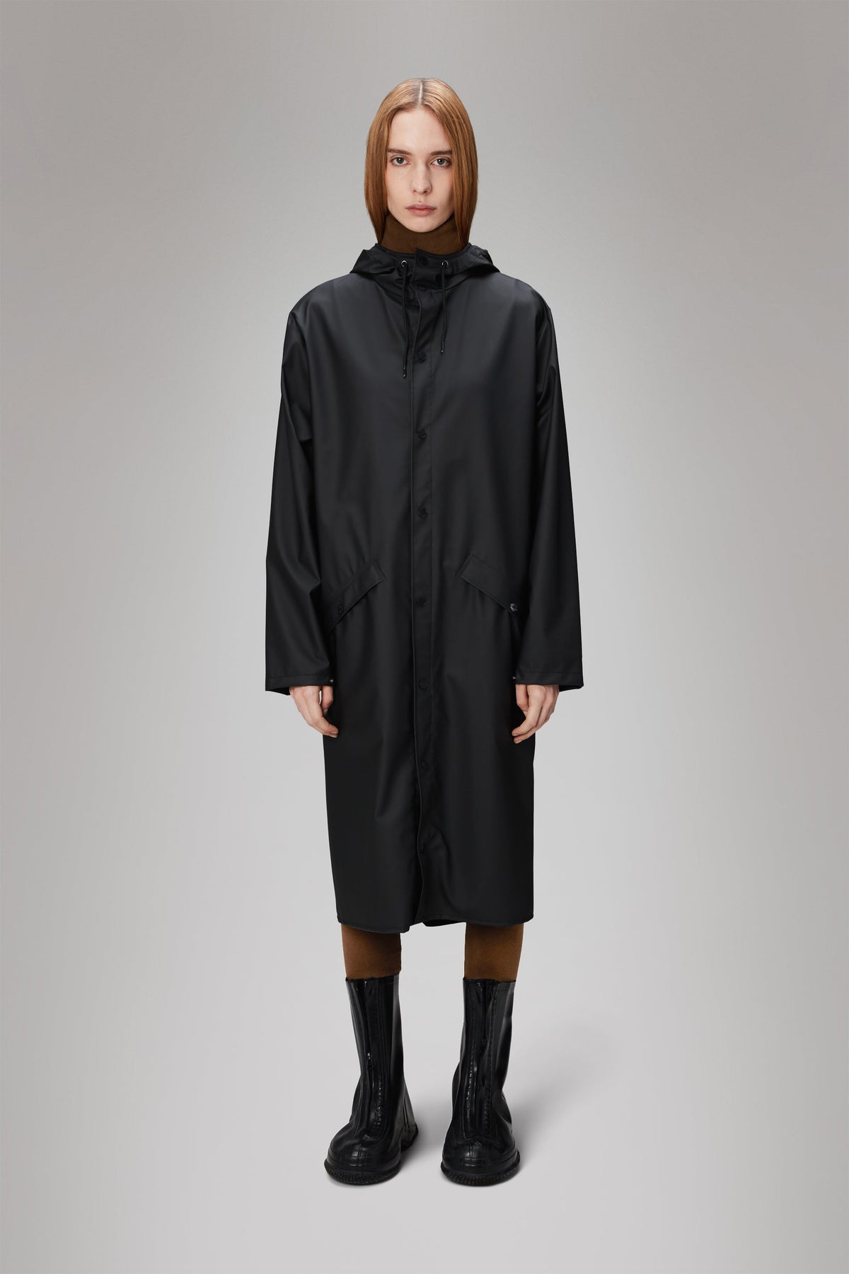 Rains Longer Jacket Jackets 01 Black