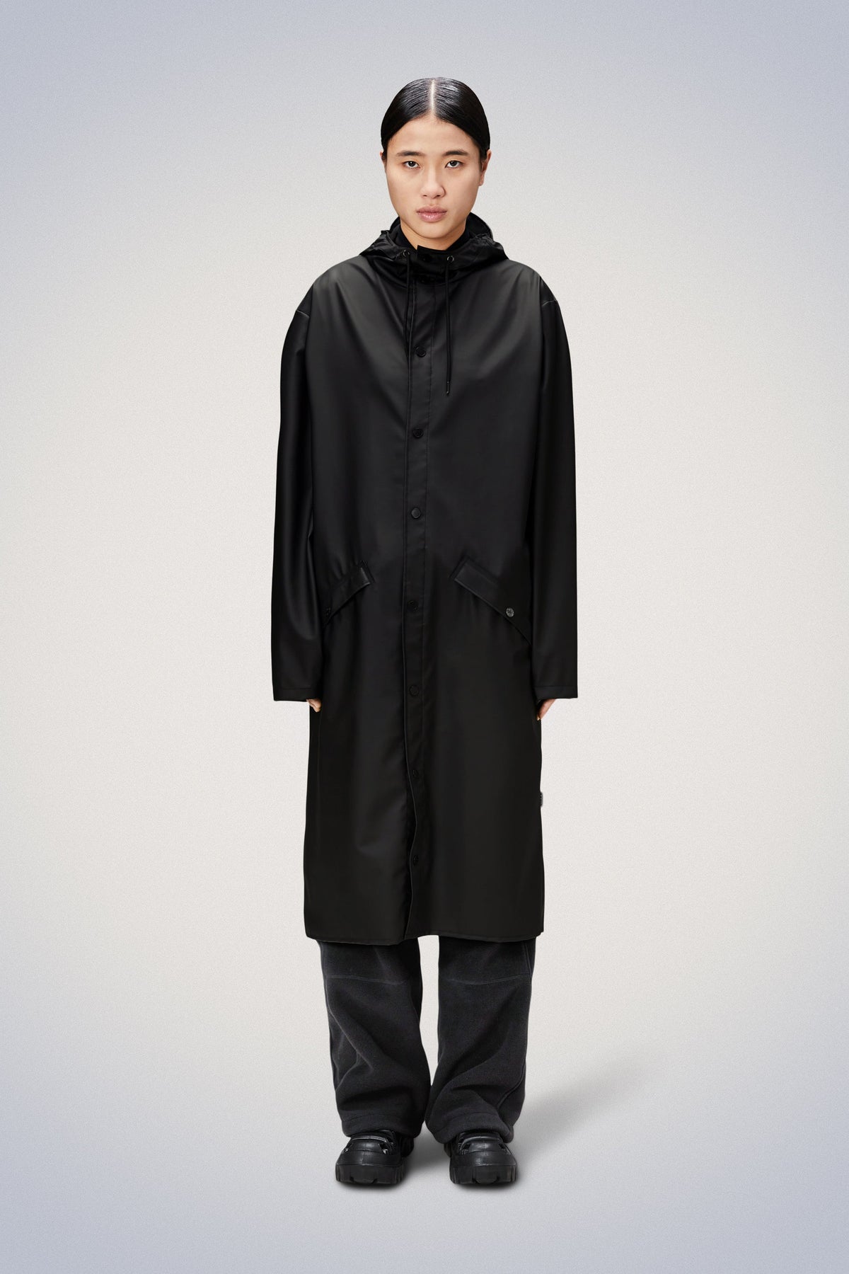 Rains Longer Jacket Jackets 01 Black