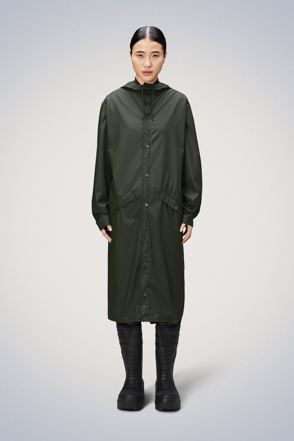 Rains Longer Jacket Jackets 03 Green