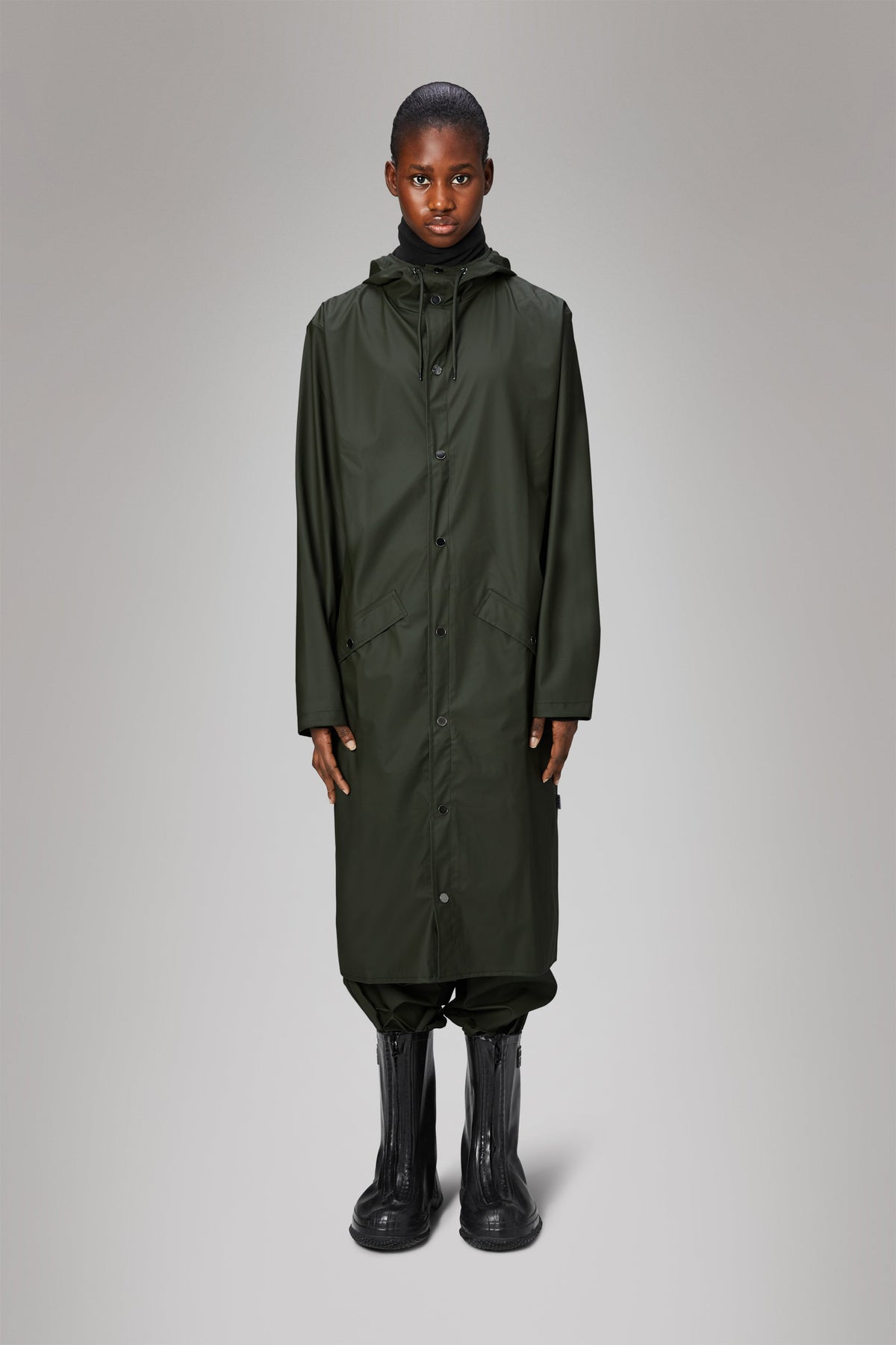 Rains Longer Jacket Jackets 03 Green