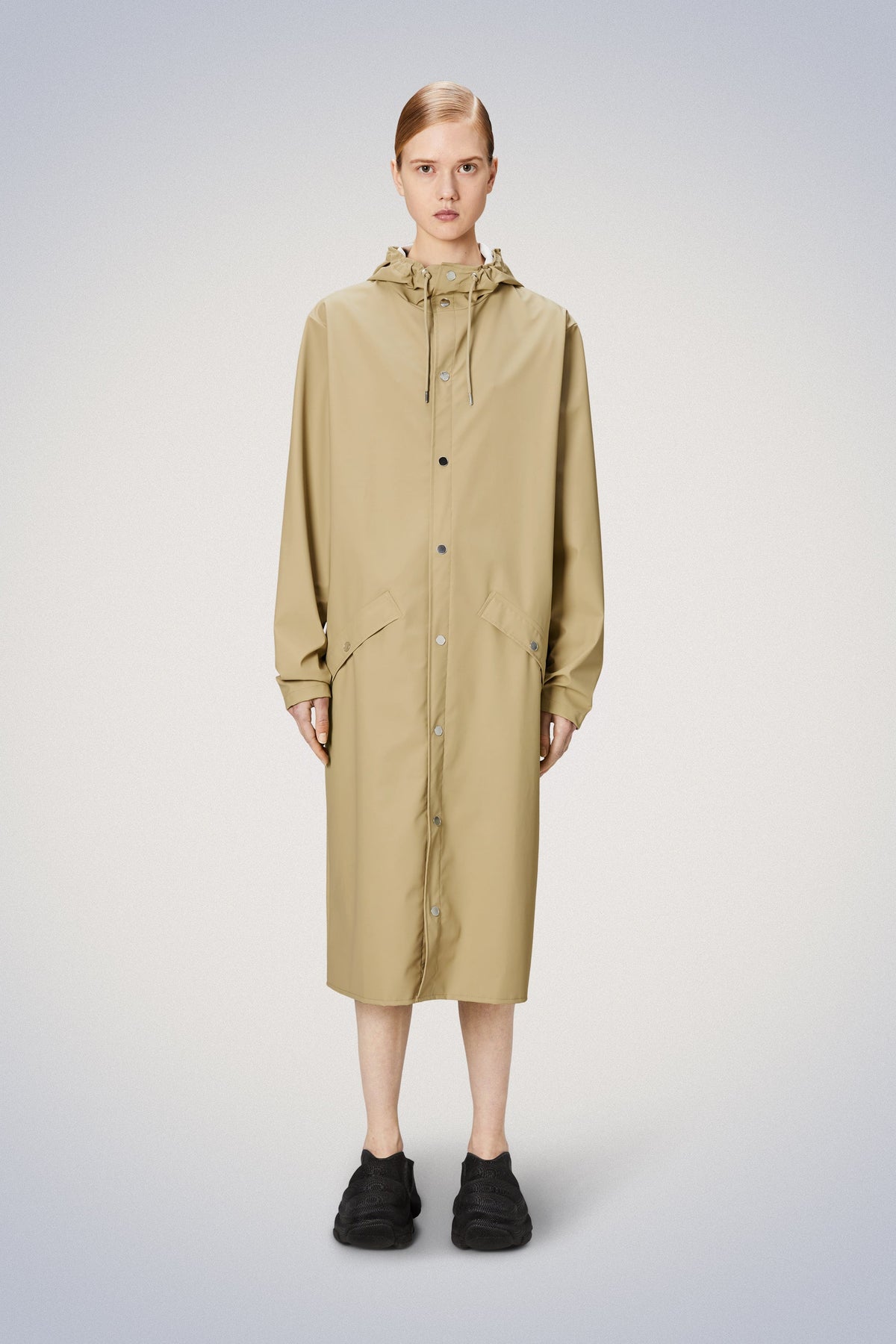 Rains Longer Jacket Jackets 24 Sand